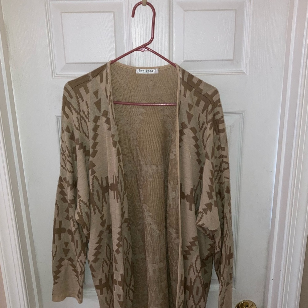 Bohemian Beige Cardigan